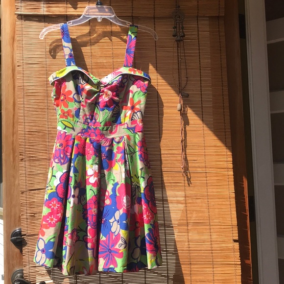 Floratina Beach Bash pinup rockabilly floral funky - Picture 2 of 8